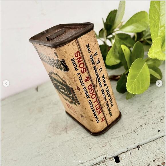 Vintage Kellogg's Spice Tin Mace Supreme Quality Advertising Can - Picture 3 of 7